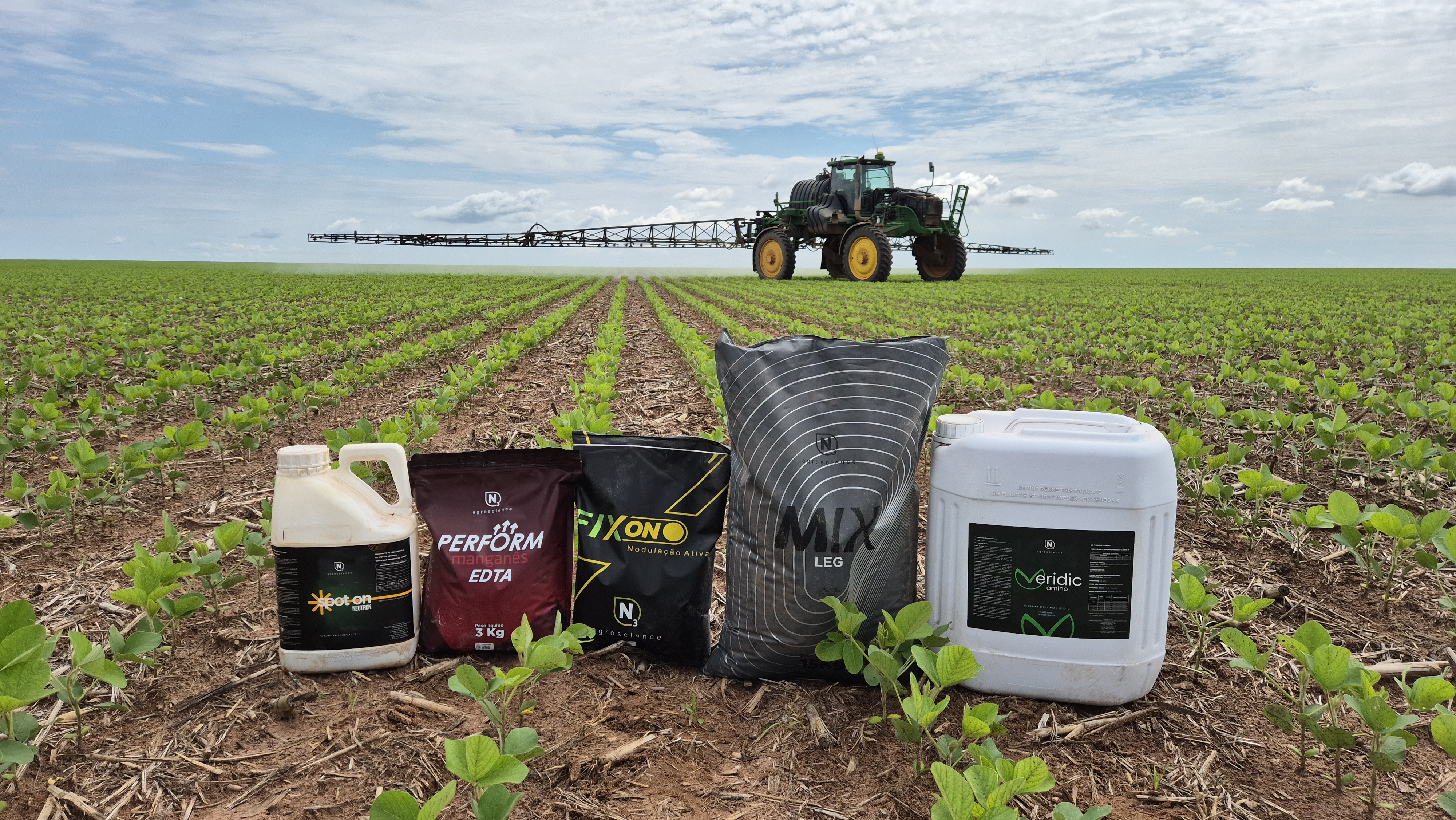 Agrônomos analisando lavoura